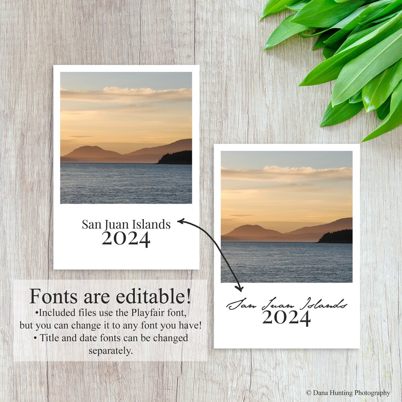 2024 Photo Calendar Template DIY Printable Mini Desk - Etsy