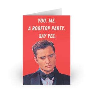 Grappige Chuck Bass Farbe - Stil und Charmant - Perfekt für ein Flirterig Gebaar - Gossip Girl