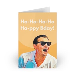 O Lobo de Wall Street Kaart - Feliz Aniversário - Leonardo DiCaprio Stijl - Film Meme Kaart - Cadeau voor Filmliefhebbers - Verjaardagskaart