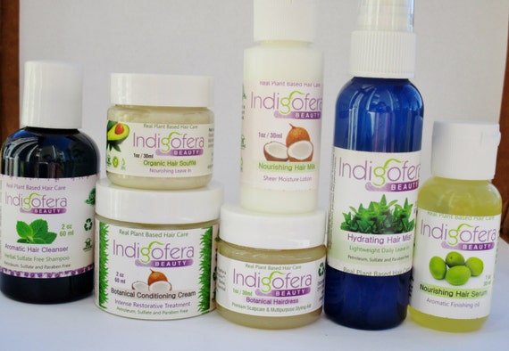4c Hair Growth Regimen Set Natural Hair Care Sample Set Best Etsy