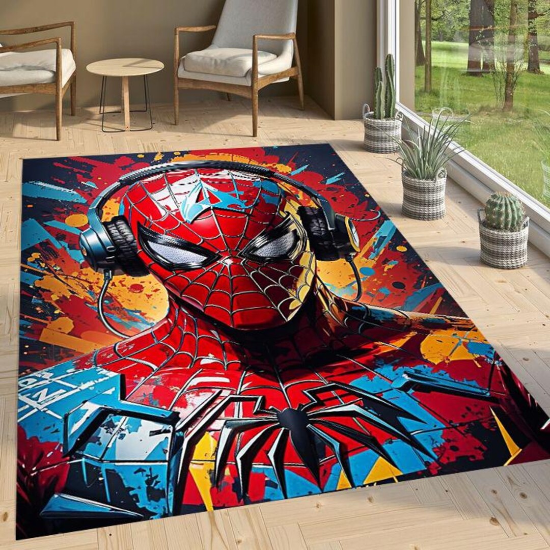 Spider-man Rug, Avenger Rug, Super Hero Rug, Fantastic Rug, Kids Room ...