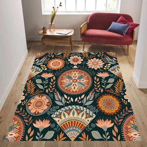 Bohemian Design Rug, Area Rug, Gift Rug, Bedroom Rug, Amazing Rug, Kitchen Rug, Garden Rug, Living Room Rug, Colorful Axels Rug, Floor Rug