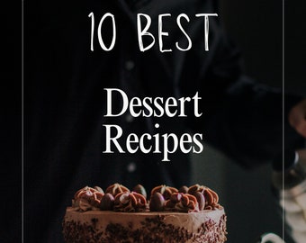 Livre de recettes, 10 meilleurs desserts, recettes de pudding