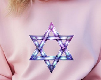 Star of David T-Shirt, Star Shirt, Geometric Star, Two Triangles T-Shirt, Cool T-Shirt, Good İdea Shirt, Meaningful Shirt, Gift İdea Shirt,