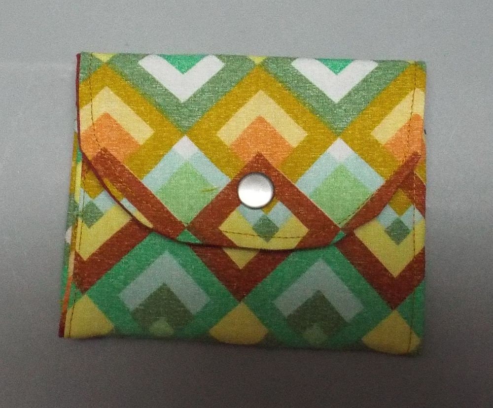 Mini Wallet Small Wallet Card Wallet Fractured Frames Etsy