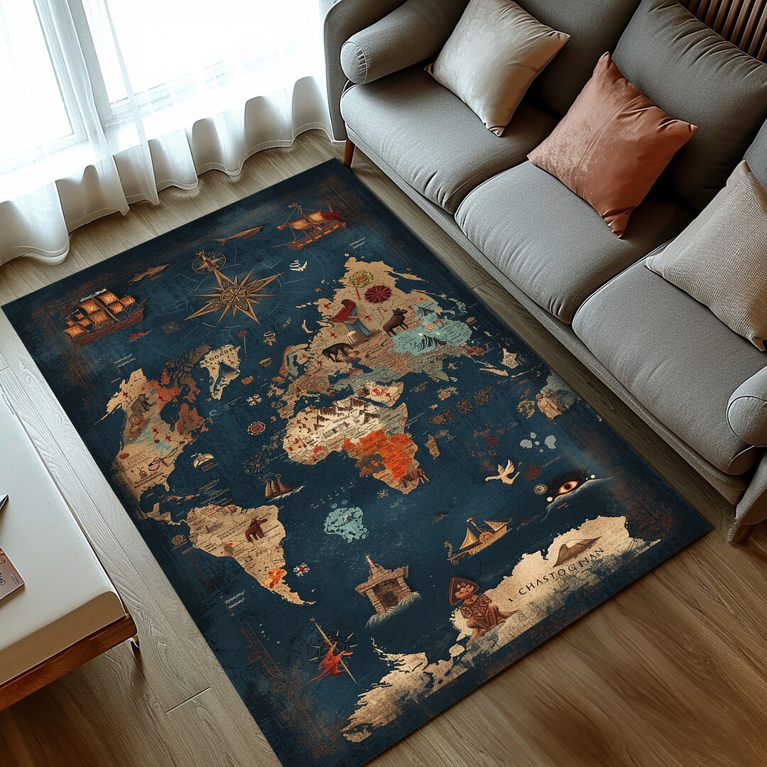 Ottoman Rug Vintage Design Rug Turkish Carpets Housewarming Gift ...