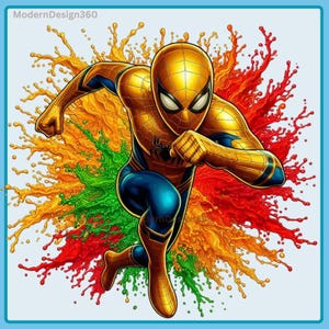 1 Spiderman PNG Digital Instant Download | Spiderman Sublimation Designs | Avengers PNG | Superhero PNG File | Spiderman Printable
