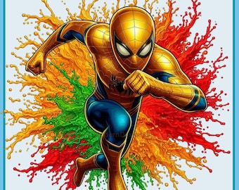 1 Spiderman PNG Descarga digital instantánea / Diseños de sublimación de Spiderman / Vengadores PNG / Archivo PNG de superhéroe / Spiderman imprimible