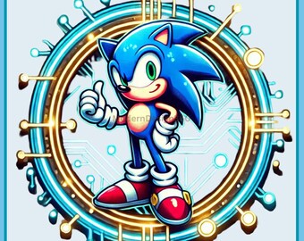 Sonic The Hedgehog PNG,Sonic PNG,Sonic Shirt,High Quality,Cricut,Printable file,Cake Topper,Transparent Image,digital file,instant download