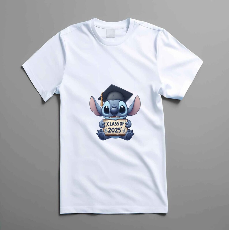 Stitch Graduation 2025 Clipart Images Stitch Graduation Svg Stitch PNG