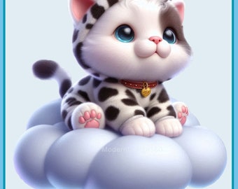 Słodki kotek PNG, obraz clipart Kitty, obrazy clipart, grafika i dzieło sztuki, estetyka tęczy, obrazy PNG słodkiego kotka