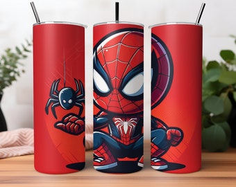Spiderman Tumbler Wrap PNG | Spiderman Tumbler Wrap|20oz Tumbler| Superhero Tumbler Wrap|Spiderman Watercolor Design Png|Tumbler Sublimation