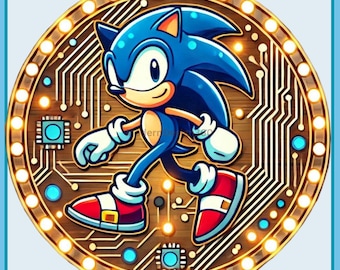 Sonic The Hedgehog PNG,Sonic PNG,Sonic Shirt,High Quality,Cricut,Printable file,Cake Topper,Transparent Image,digital file,instant download