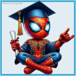 Bonito diploma de Spidey, Salpicadura de acuarela de graduación, Imágenes Prediseñadas, Gráficos e ilustraciones, Estética del arco iris, Imágenes de películas de superhéroes PNG
