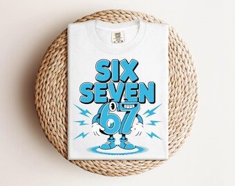 Ukradnij Brainrot Six Seven Italian Brainrot Kids Gaming Meme PNG, numer baseballowy, Six Seven Ice Cream Drip 67 Meme Gen Alpha Slang PNG