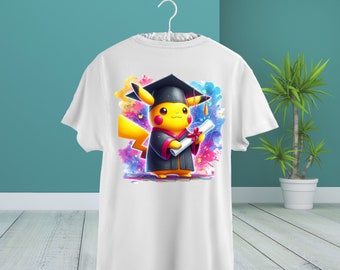 ピカチュウ卒業証書水彩スプラッシュ、クリップアート画像