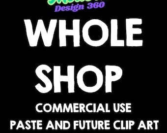 Whole Shop Clipart Bundle | 10000+ Images Mega Bundle | Lifetime Shop Access | Clipart Bundle | Digital Clipart Png | Commercial License