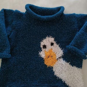 Blue Fuzzy Sweater - Etsy