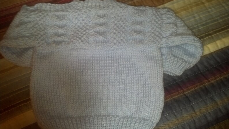Guernsey Sweater in Baby Blue by Never Felt Better image 4