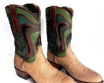 Bottes western 10,5D Tecovas Le lézard relique de Nolan Canyon