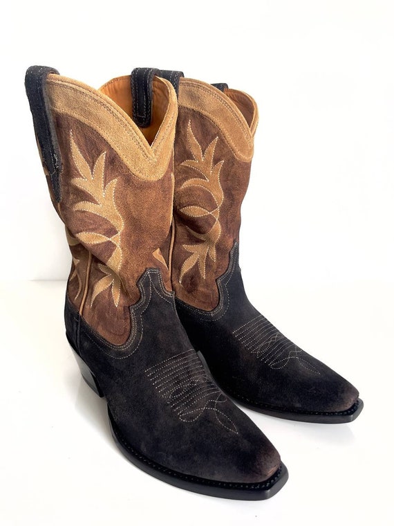 8B Western Boots Tecovas The Sadie Almond Suede - image 1
