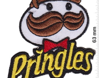 Écusson brodé Pringles Chips Applique thermocollante