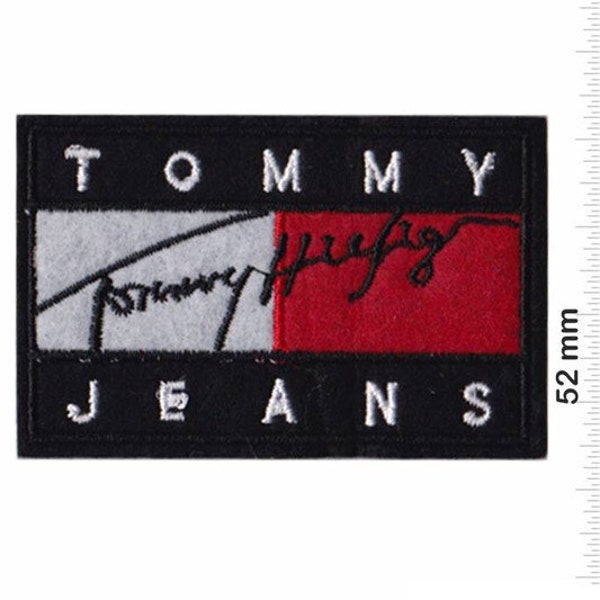 Tommy Hilfiger Jeans Softpatc Embroidered Patch Badge Applique Iron on