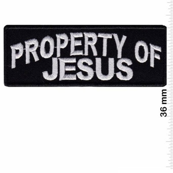 Jesus Property Of Bob Dylan Embroidered Patch Badge Applique Iron on