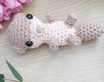 Olive the Otter Pocket Pal Crochet Pattern - Amigurumi Pdf Download