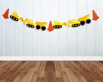 Construction Handmade Custom Cardstock Garland Party Decoration