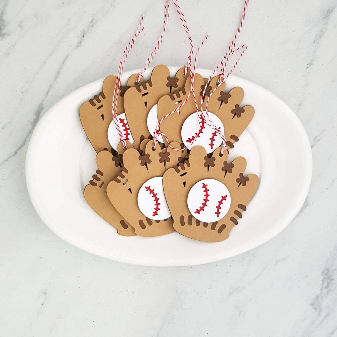 Baseball Glove Tags Baseball Tags Baseball Party Baseball Etsy