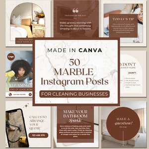 Cleaning Business Instagram Posts, Professional Cleaner Instagram Posts, Cleaning Social Media Templates - Social Media Posts for Cleaners