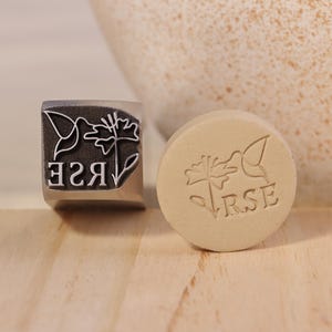 Custom Metal Stamp for Pottery, Signature Clay Stamp, Personalized Ceramic Stamp, Gifts For Potters, Pottery Stamp