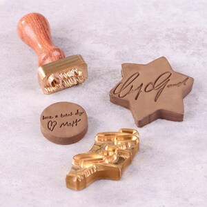 Sello de cerámica personalizado para arcilla: sello de cerámica personalizado con tu nombre, sellos con letras impresas, herramientas de arcilla polimérica, regalo para alfareros.