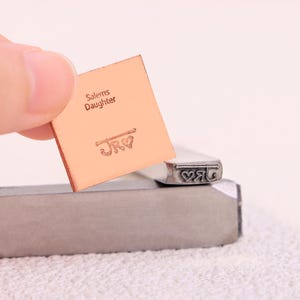 Jewellery Label Steel Stamps,Custom Signature Metal Stamp,Personalized Jewelry Micro Stamp Tool,Custom Pottery Stamp,Metal Tag Marking Tool