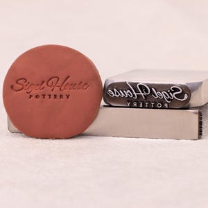 Custom Steel Stamp for Pottery, Clay Signature Stamp Personalized, Logo Metal Stamp, Tiny Jewelry Stamp Gifts for Her