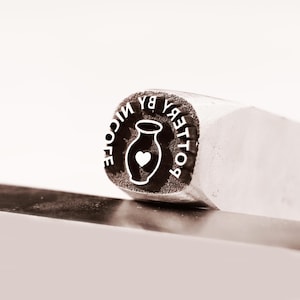 Custom Signature Metal Stamp,Jewellery Label Steel Stamps,Personalized Jewelry Micro Stamp Tool,Custom Pottery Stamp,Metal Tag Marking Tool