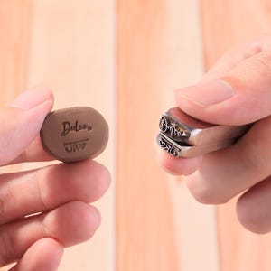 Custom Pottery Signature Stamp, Clay Stamp Custom, Metal Stamp For Pottery, Custom Signature Stamp for Ceramics