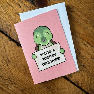 Turtle Illustration Greetings Card
