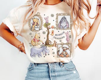 Disneyland Winnie The Pooh Shirt,Disneyland Coquette Tee,Pooh Bear Family Matching Shirt,Family trip Tee Disneyland trip shirt,Magic Kingdom