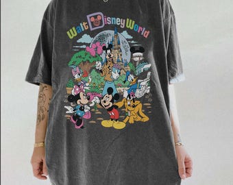 Retro Walt Disneyworld Comfort Colors Shirt, Vintage Disneyworld Shirt, Mickey And Friends Shirt, Retro Disney Shirt, Disney 2026 Trip