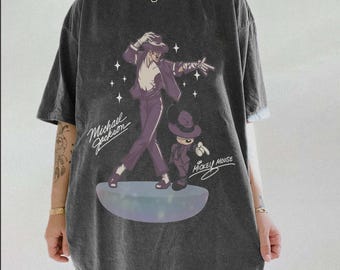 Retro Michael Jackson Mickey Mouse Shirt, Disney Dance Tee, Comfort Colors Graphic Tee, Vintage Disney Fan Gift, Unisex Retro Tee