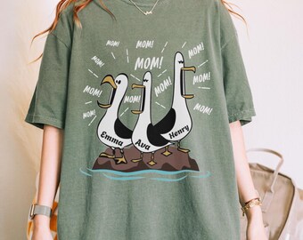 Comfort Colors® Seagull Mom Mom Mom - Personalized Shirt - Funny Mother's Day Gift For Mom - Disney Nemo T-Shirt - Finding Nemo Sweatshirt