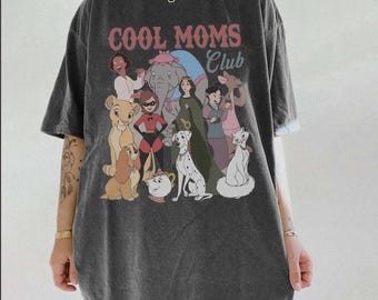 Comfort Colors® Retro Disney Cool Mom Clubs Shirt, Funny Mom Outfit, Disney Moms Shirt, Best Mom Ever Tee, Mothers Day Gifts