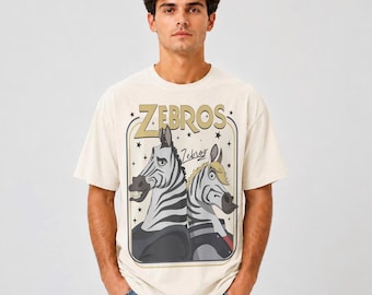 Comfort Colors Disney Zebros Horse Signatures Zootopia T-Shirt, Retro Zootropolis Disney Tee, WDW Disneyland Family Vacation 2026 Trip Gifts