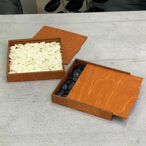 Go Spielsteine | Nur für Steine in Fällen | Go Spiel | Gehe Brett | Go Schalen | Go Brettchen Set | Chinesisches Game Go Chips | Auf Lager