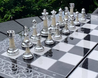 限定版の石のチェスとバックギャモン、ゲームボード、友人への卓上ゲームギフト、家族の夜のゲーム、ビジネスパートナーへのプレミアムギフト