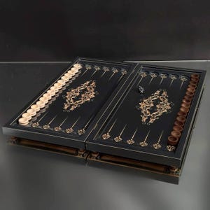 Maple Wood Backgammon Set Dragon Design, Game Board, Outdoor Game, Tabletop Game, Retirement Gift Idea, Friend Gift, Custom Game Board