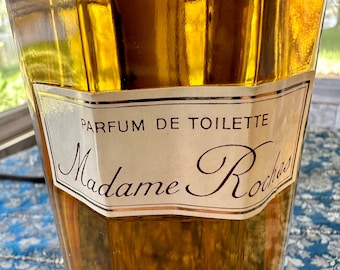 Sale Vintage MADAME ROCHAS PARFUM de Toilette. Splash. Paris. 13.8 oz 408 ml. Collectible Collectable. No Box. Openstudio. Openstudiobeads.