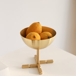 Vintage Handmade Serving Brass, Serving Bowl, Gold Bowl, Brass Decor, Decorative Case, Modern Bowl, Fruit Bowl